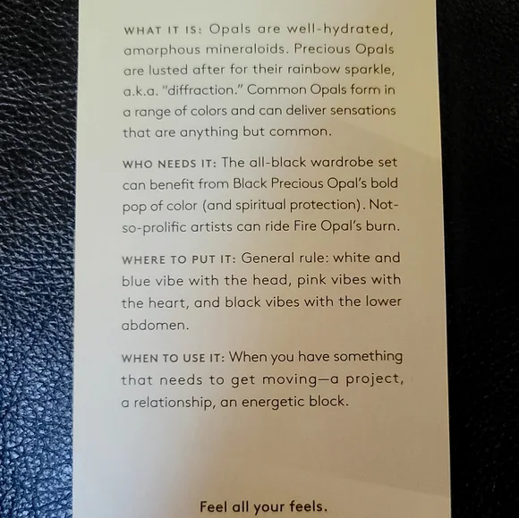 OPAL meaning use and care - Picture 2 of 6